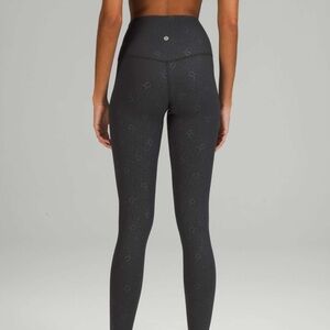 Lululemon Athletica Charcoal Patterned Leggings
